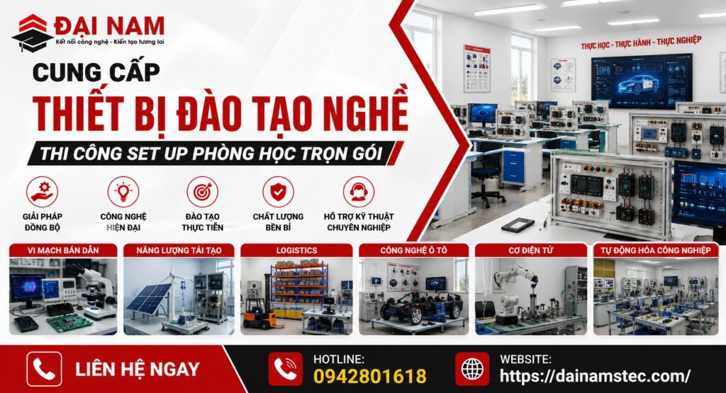 Cung Cấp Thiết Bị Đào Tạo Nghề - Thi Công Set Up Phòng Học Trọn Gói