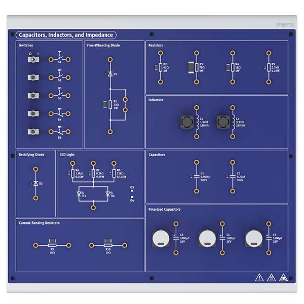 Bo mạch 2: Tụ điện, cuộn cảm (8172968)