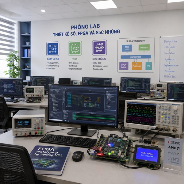 Phòng  Lab Thiết Kế Số, FPGA Và SoC Nhúng mẫu