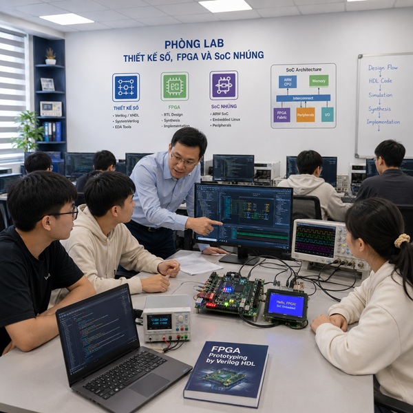 Nâng cao kỹ năng thực hành cho sinh viên với phòng LAB tiêu chuẩn