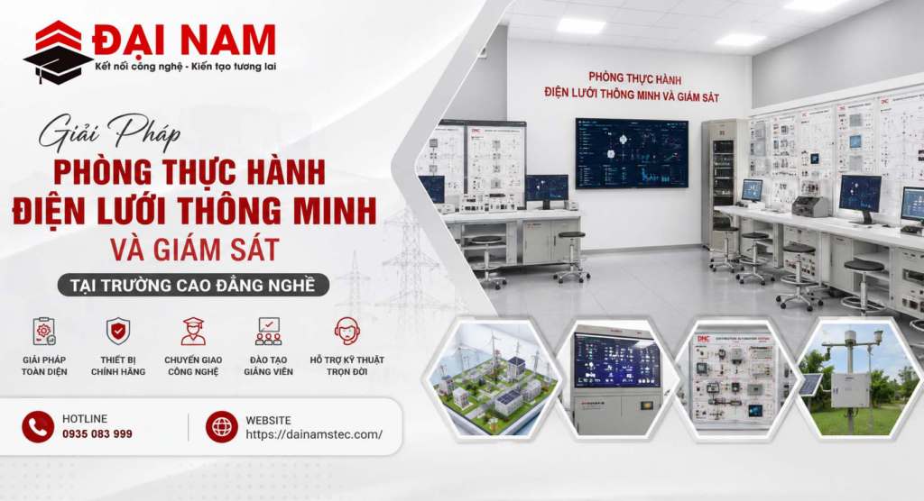 Giải Pháp Phòng Thực Hành Điện Lưới Thông Minh Và Giám Sát Tại Trường Cao Đẳng Nghề