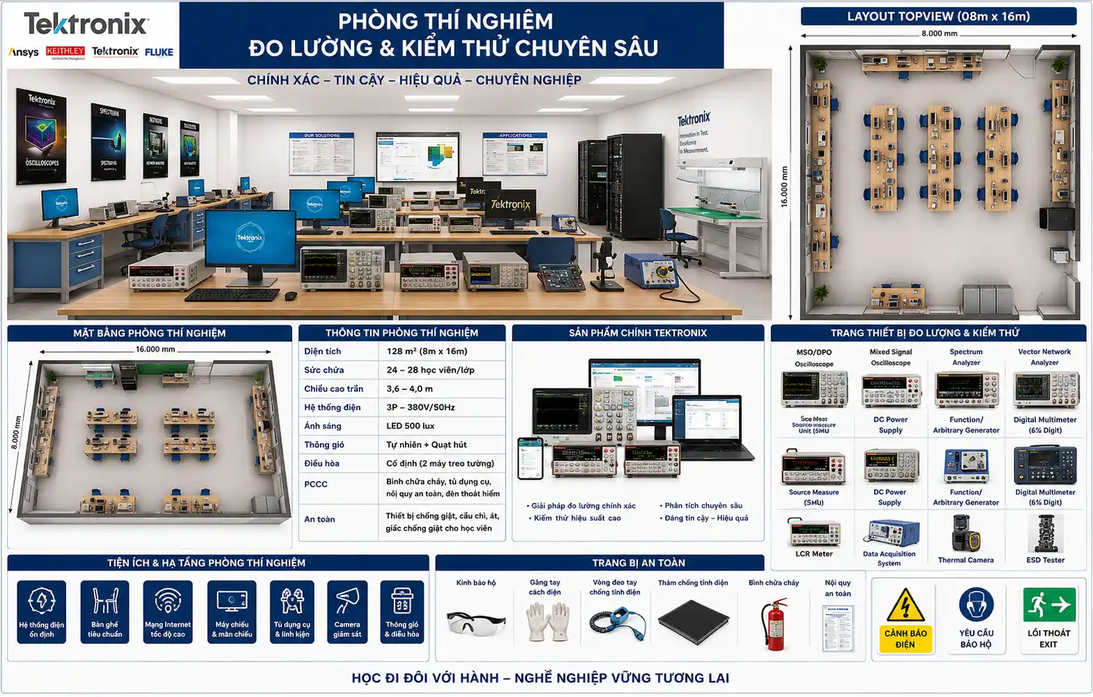 Phòng thí nghiệm đo lường và kiểm thử chuyên sâu