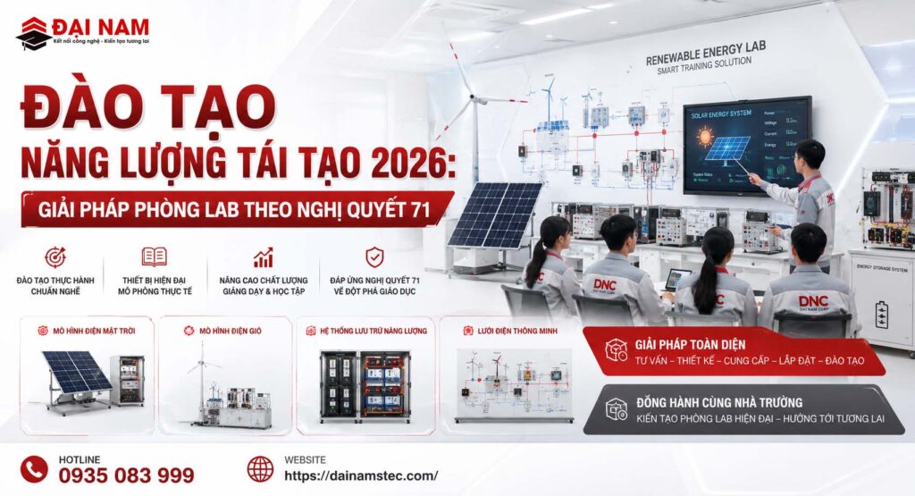 phòng thực hành năng lượng tái tạo