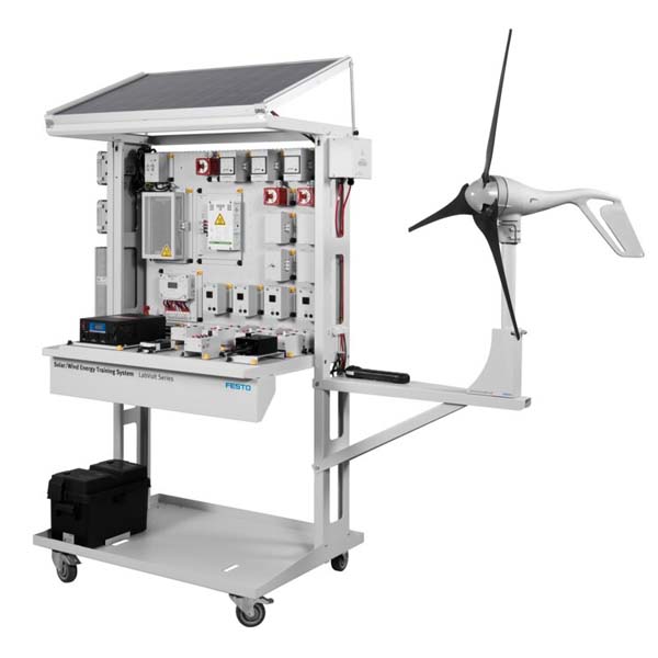 Hệ thống đào tạo tích hợp năng lượng mặt trời và năng lượng gió Festo 580183