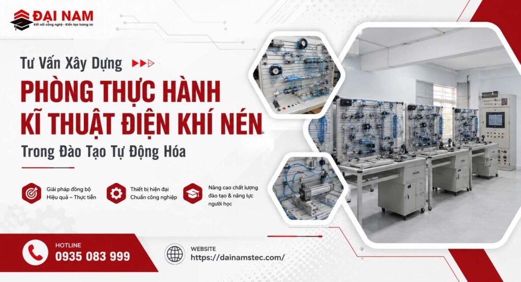 Tư Vấn Xây Dựng Phòng Thực Hành Kĩ thuật Điện Khí Nén Trong Đào Tạo Tự Động Hóa