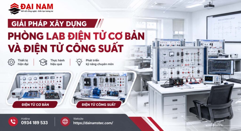Giải Pháp Xây Dựng Phòng LAB Điện Tử Cơ Bản Và Điện Tử Công Suất
