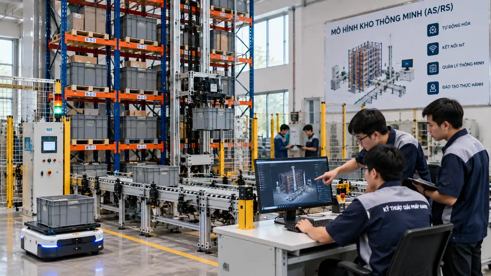 Phòng thực hành điện tử và vi xử lý
