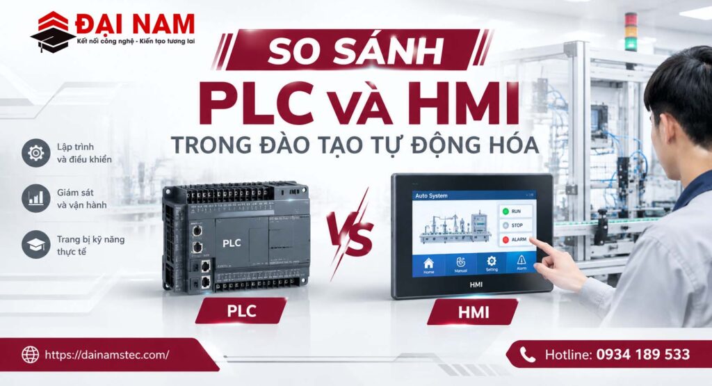 So Sánh PLC Và HMI Trong Đào Tạo Tự Động Hóa